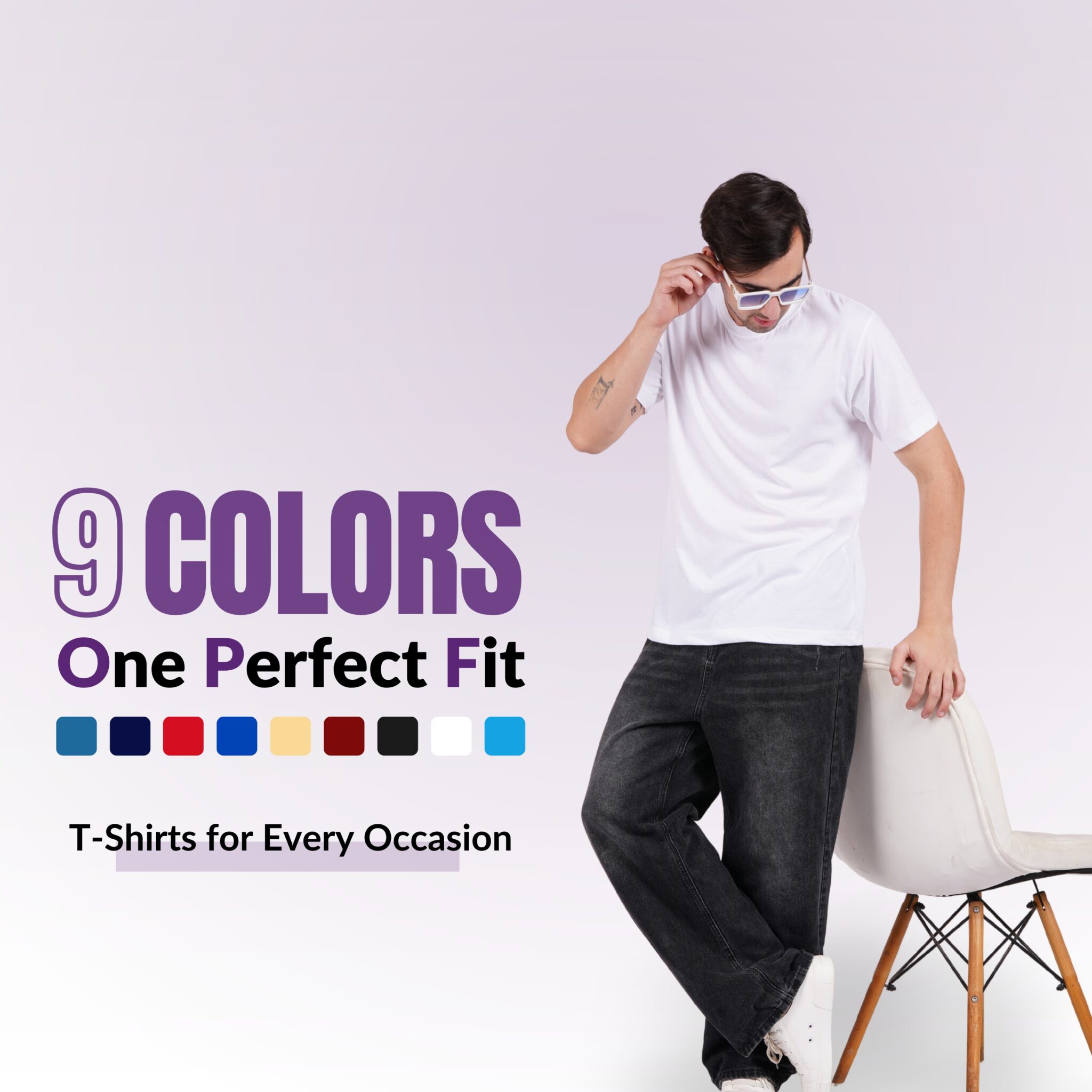 mobile view banner 9 color tshirt